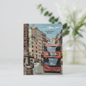 Londen Stad Icoon Rode Bus Engeland Persoonlijk  Briefkaart (Staand voorkant)