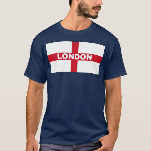 Londen Stad in Engelse Vlag grappig T-shirt