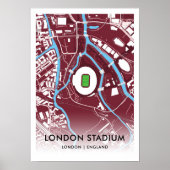 Londen Stadium Poster - thuisbasis van West Ham Un (Voorkant)