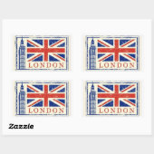 Londen sticker esthetisch (Vel)