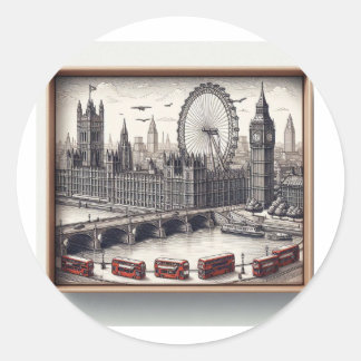 Londen sticker label