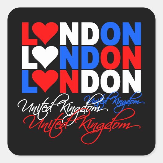 Londen stickers (Voorkant)