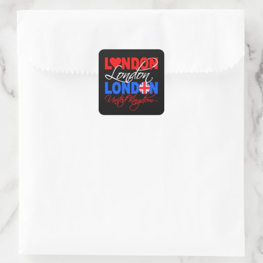 Londen stickers (Tas)