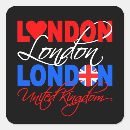 Londen stickers (Voorkant)