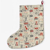 Londen stopt #2 Grote Kerstsok (Achterkant)