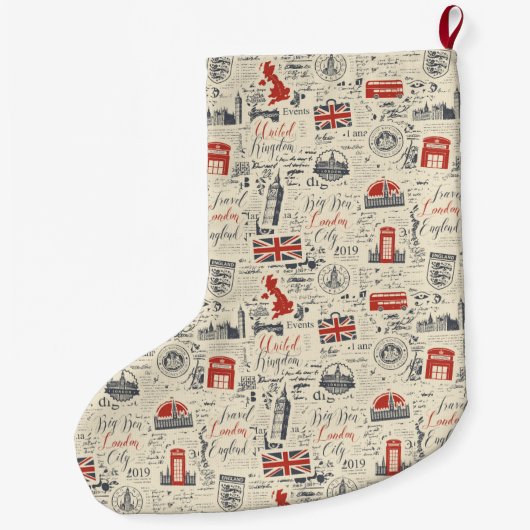  Londen stopt #2 Grote Kerstsok (Achterkant)