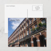 londen straat briefkaart (Voorkant / Achterkant)