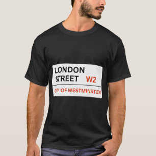 Londen straatbord City of Westminster T-shirt