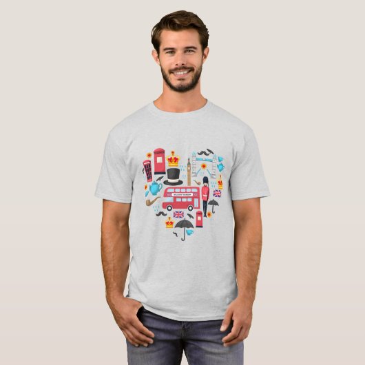 Londen T-shirt (Voorkant volledig)