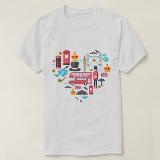 Londen T-shirt (Design voorkant)