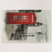 Londen: telefooncabine legpuzzel (Horizontaal)