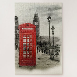 Londen: telefooncel legpuzzel