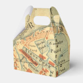 Londen Thames Vintage Kaart Bedankdoosjes (Voorkant Zijde)