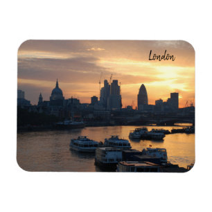 Londen - Theems bij zonsopgang Magnet Magneet