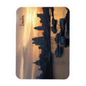 Londen - Theems bij zonsopgang Magnet Magneet (Verticaal)