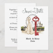 Londen thema Liebesbrief voor Geliefde Kaart (Voorkant / Achterkant)