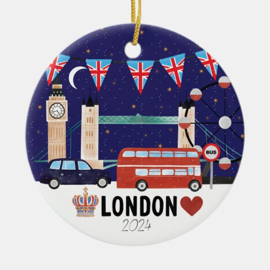 Londen Thema Ornament 2024 (Voorkant)
