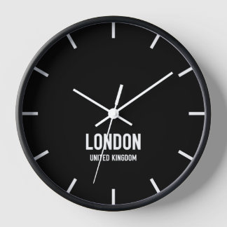 Londen Time Zone Newsroom Wall Clock