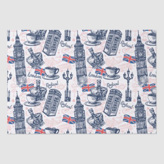 Londen Tissuepapier (Voorkant)