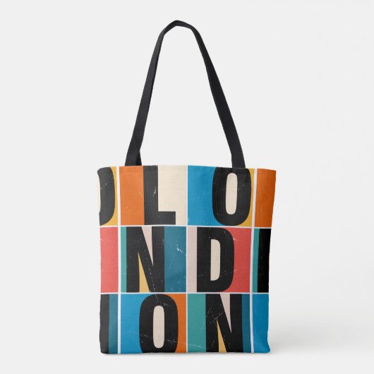 Londen Tote Bag (Achterkant)