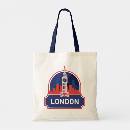 Londen Tote Bag (Achterkant)