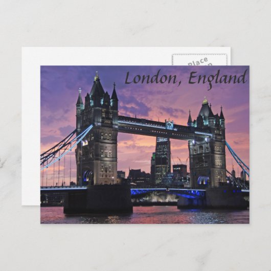 Londen, Tower Bridge Briefkaart (Voorkant / Achterkant)
