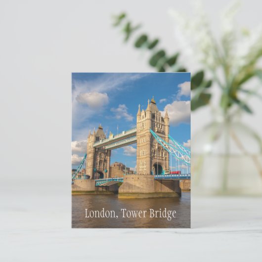Londen, Tower Bridge, briefkaart voor fotografie (Staand voorkant)