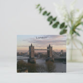 Londen Tower Bridge Feestdagenkaart (Staand voorkant)