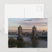 Londen Tower Bridge Feestdagenkaart (Voorkant / Achterkant)