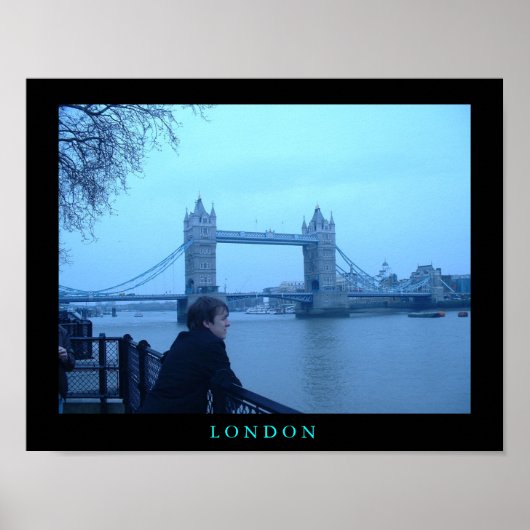 Londen - Tower Bridge Poster (Voorkant)