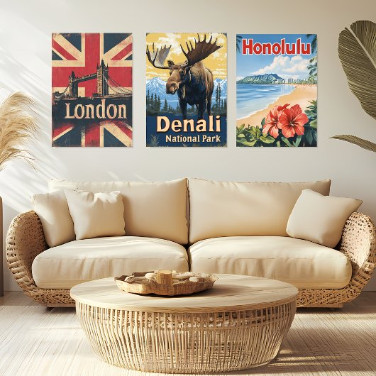  Londen Tower Bridge Travel Poster