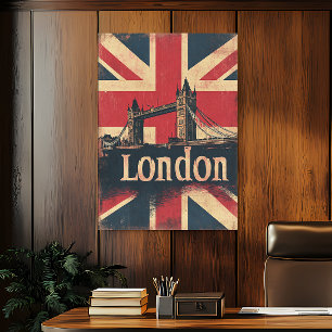Londen Tower Bridge Travel Poster