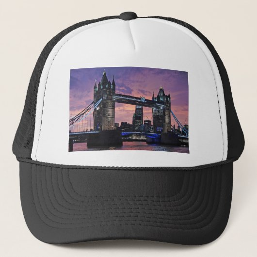 Londen Tower Bridge Trucker Pet (Voorkant)