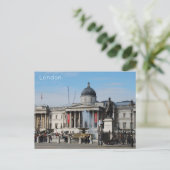 Londen - Trafalgar Square Feestdagenkaart (Staand voorkant)