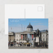 Londen - Trafalgar Square Feestdagenkaart (Voorkant / Achterkant)