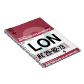 Londen - Travel Journal Notitieboek (Rechterzijde)