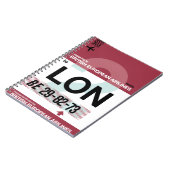 Londen - Travel Journal Notitieboek (Linkerzijde)