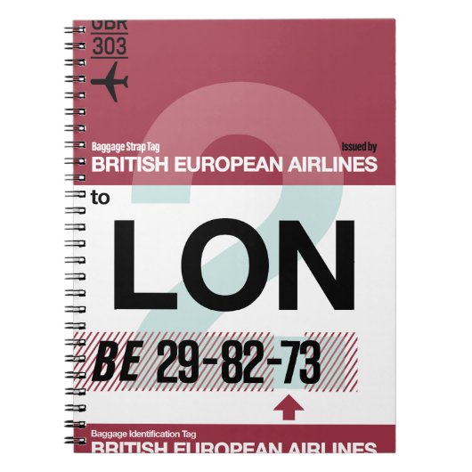 Londen - Travel Journal Notitieboek (Voorkant)