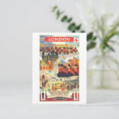  Londen Travel Poster Briefkaart (Staand voorkant)