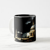 Londen Tweekleurige Koffiemok (Voorkant links)