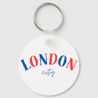 Londen typografie bord 1 sleutelhanger