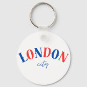 Londen typografie bord 1 sleutelhanger (Achterkant)