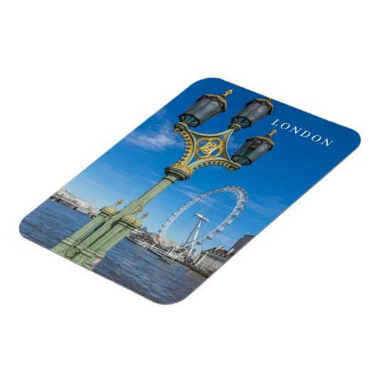Londen uitzicht van Westminster Bridge koelkastmag Magneet (Linkerzijde)