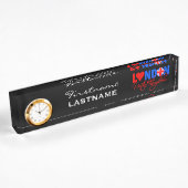 Londen UK custom desk naam bord Naambordje