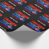 Londen UK custom wrapping papier (Hoek)