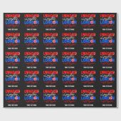 Londen UK custom wrapping papier (Vlak)