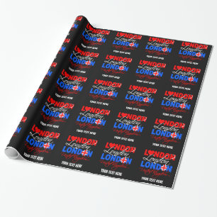 Londen UK custom wrapping papier