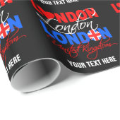 Londen UK custom wrapping papier (Rol Hoek)