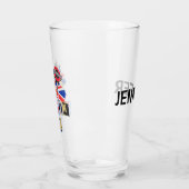 Londen UK retro stijl ontwerp Glas (Links)