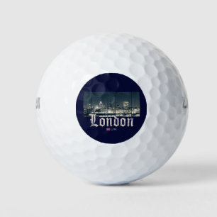 Londen Uk Silhouet Verenigd Koninkrijk Engeland vi Golfballen
